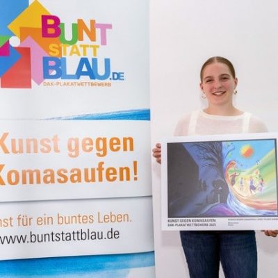 Marlene Damm, St.-Johannis-Schule Bremen, gewinnt Sonderpreis bei „bunt statt blau 2025“